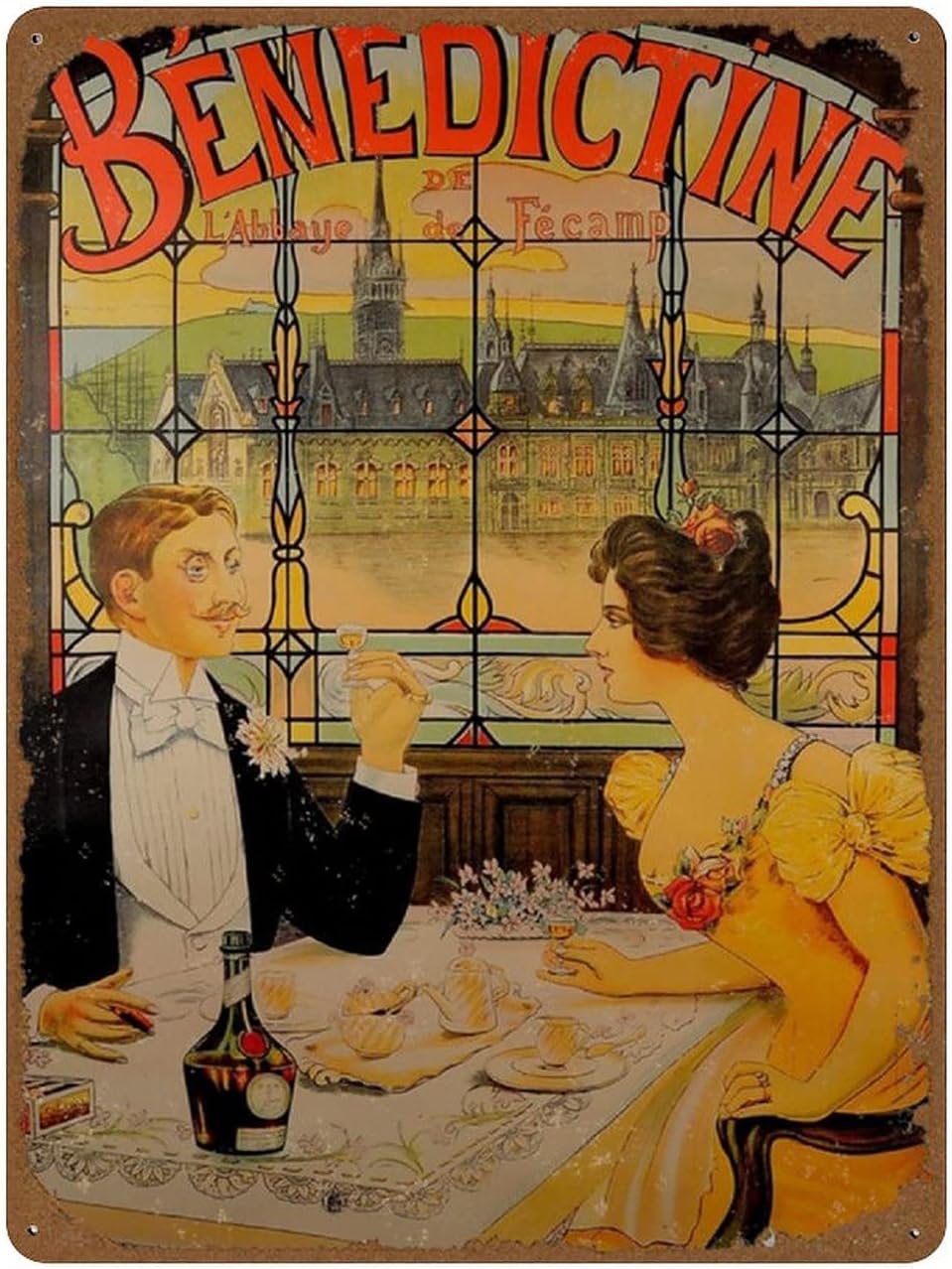 Wine Beer And Spirit - Benedictine France 1890 Birre Vini Vintage;