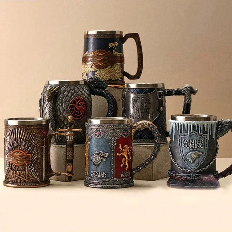 Wine Beer Coffee - Boccale da Birra 3D, Tazza da