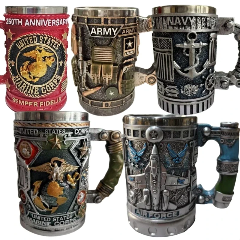 Wine Beer Coffee - 1 pezzo Tazza Navy Air Force