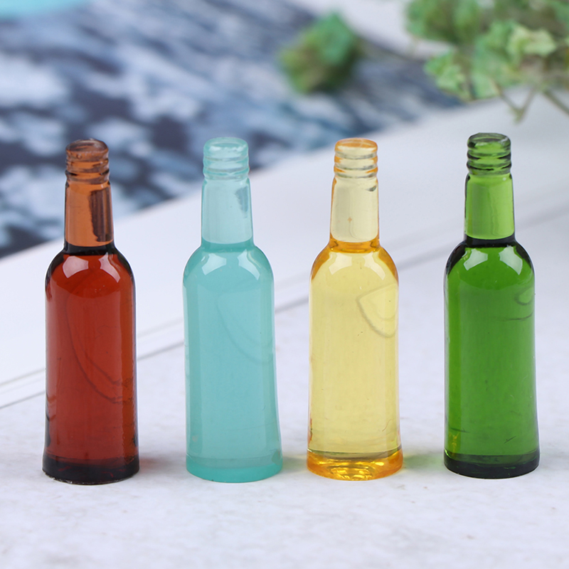 Wine Beer Drink - 6 Pezzi Bottiglie in Miniatura 1:12