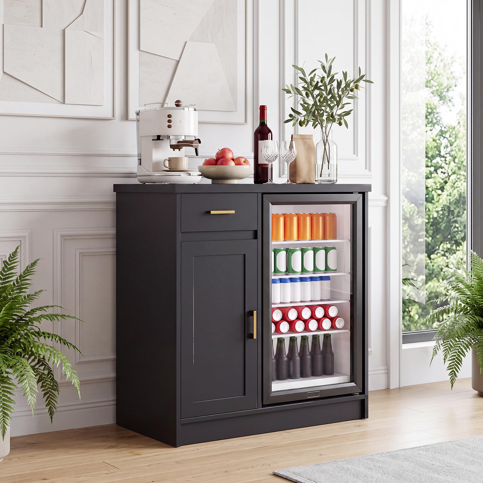 Wine Beer Refrigerator - Mobile Bar da 42 Pollici per