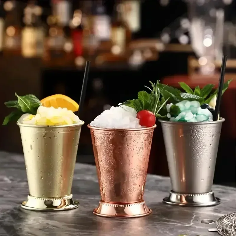 Wine Beer Mix Drink - Bicchiere Mint Julep in Acciaio Inossidabile