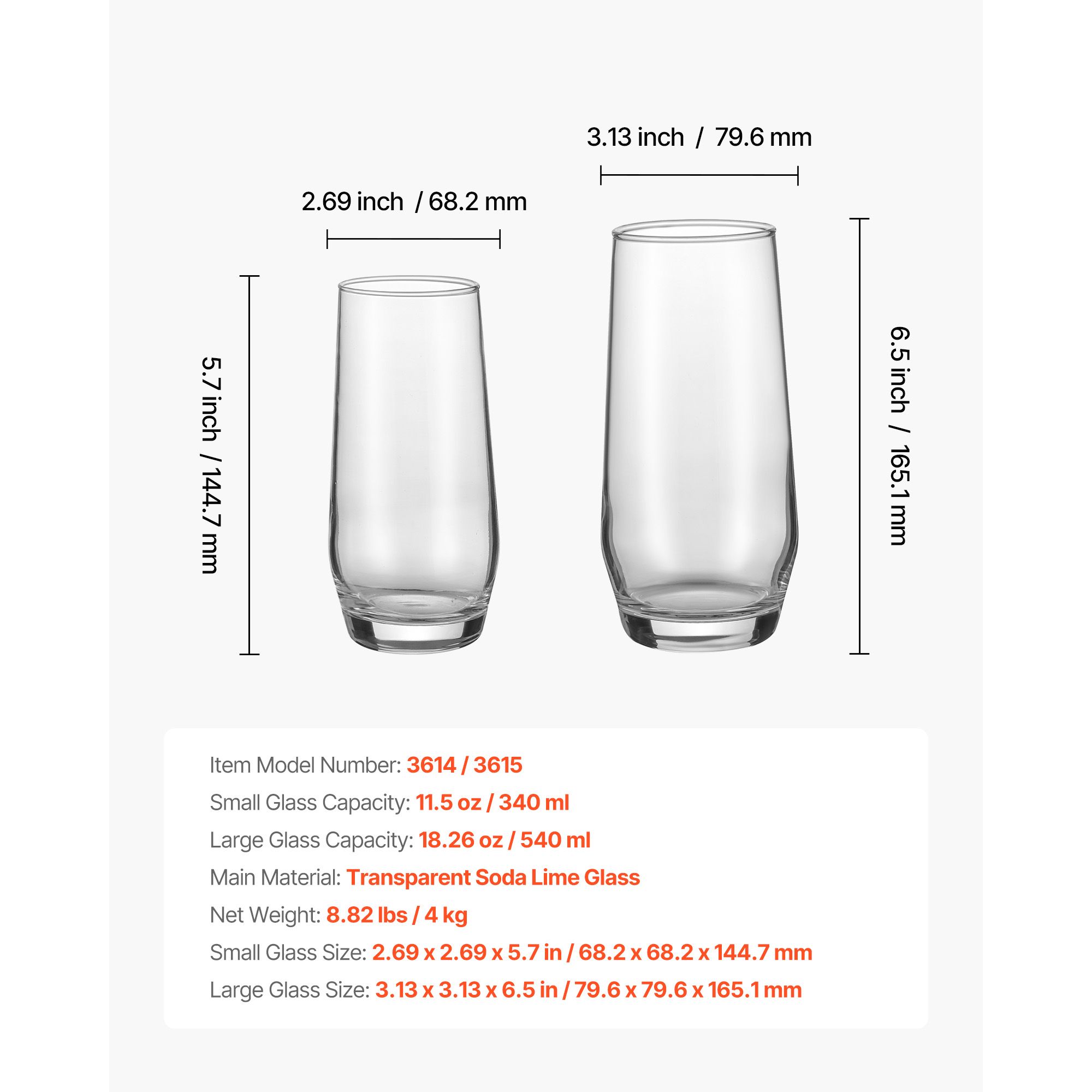 Wine Beer Mix Drink - Set di bicchieri da bibita, 16