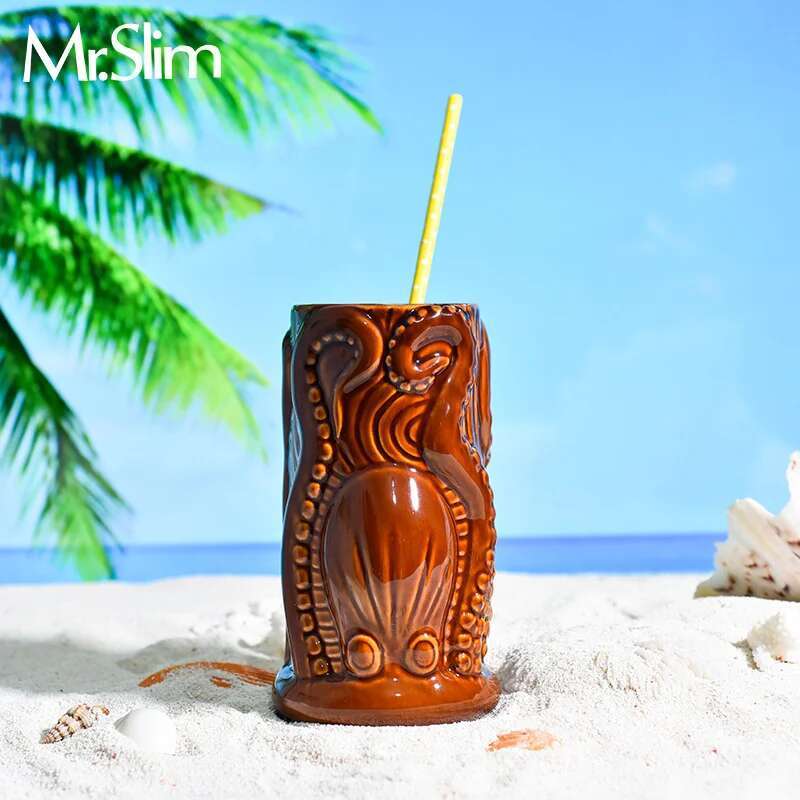 Wine Beer Mix Drink - Bicchiere da Cocktail TIKI Bar, Tazza