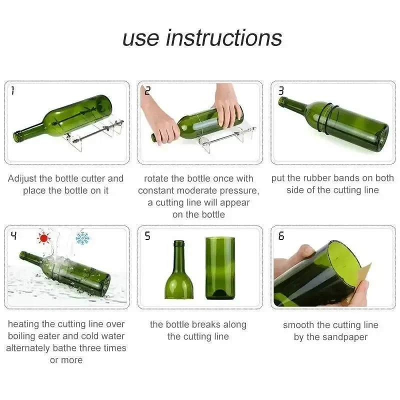 Nuovo Tagliabottiglie in Vetro - Beer Wine Kit recensione e prezzo