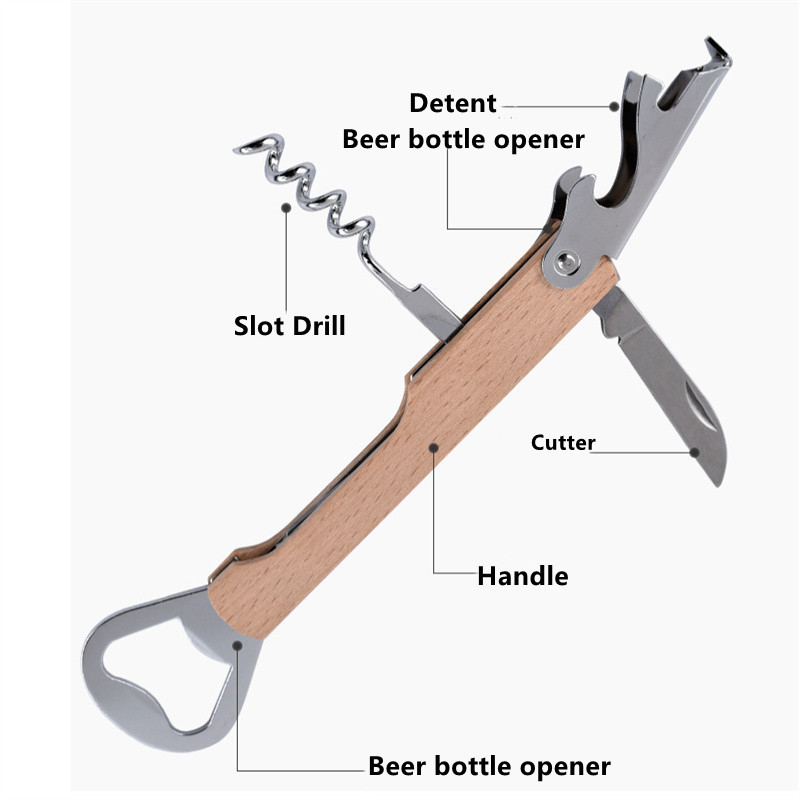 Apribottiglie con manico in le - Wine In Beer Name recensione e prezzo