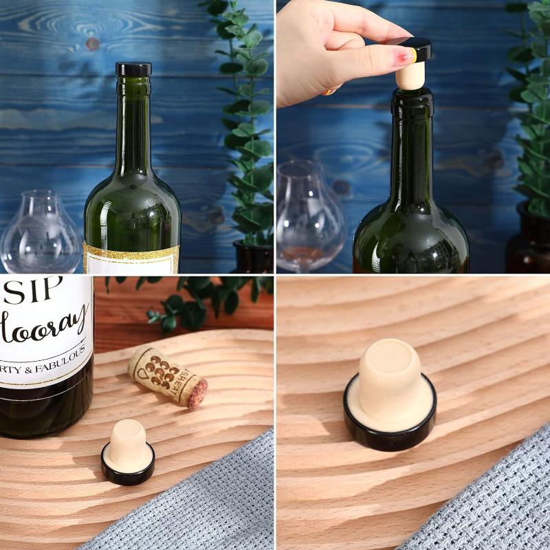 【M】10 tappi in sughero a forma - Wine Beer Tasting recensione e prezzo