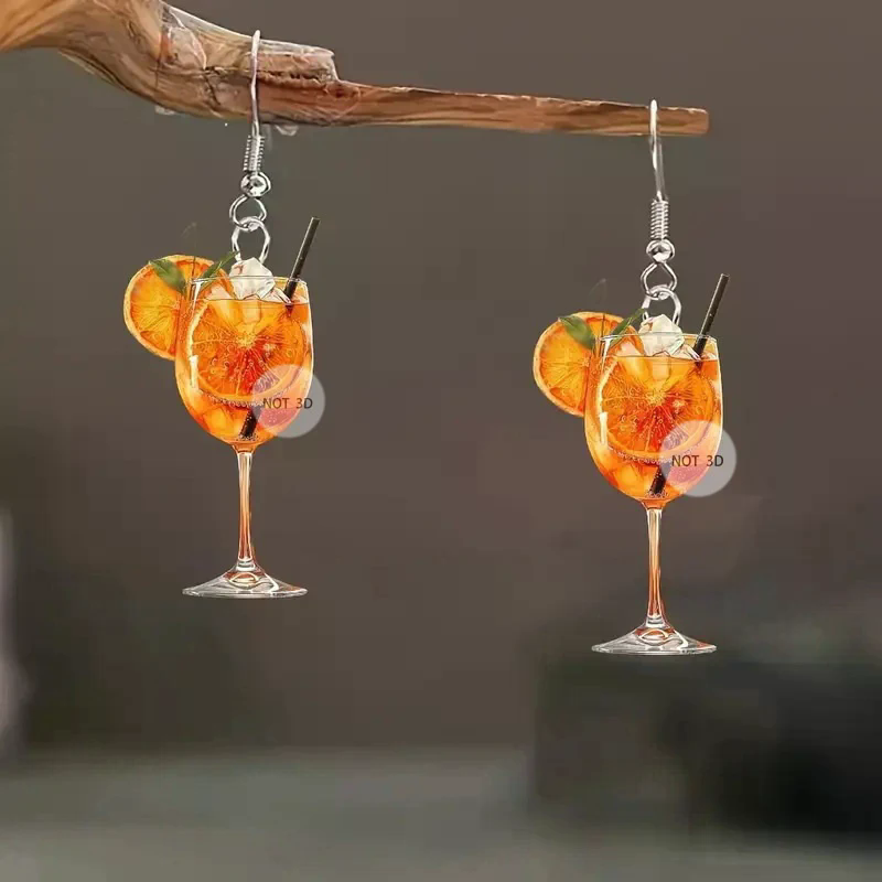Orecchini di design piatto 2D  - Wine Beer Festival recensione e prezzo