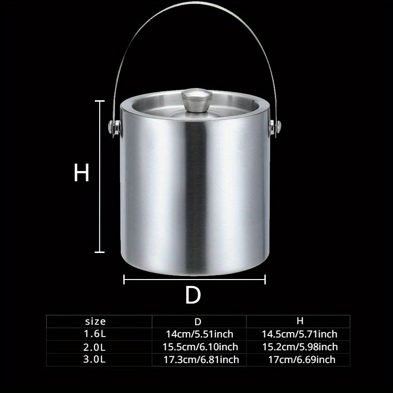 1.6L/2L/3L secchiello per il g - Wine Beer Refrigerator recensione e prezzo