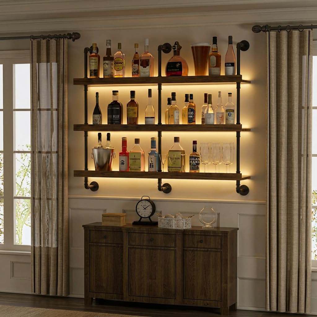 Portabottiglie da parete con l - Wine Beer Liquor recensione e prezzo