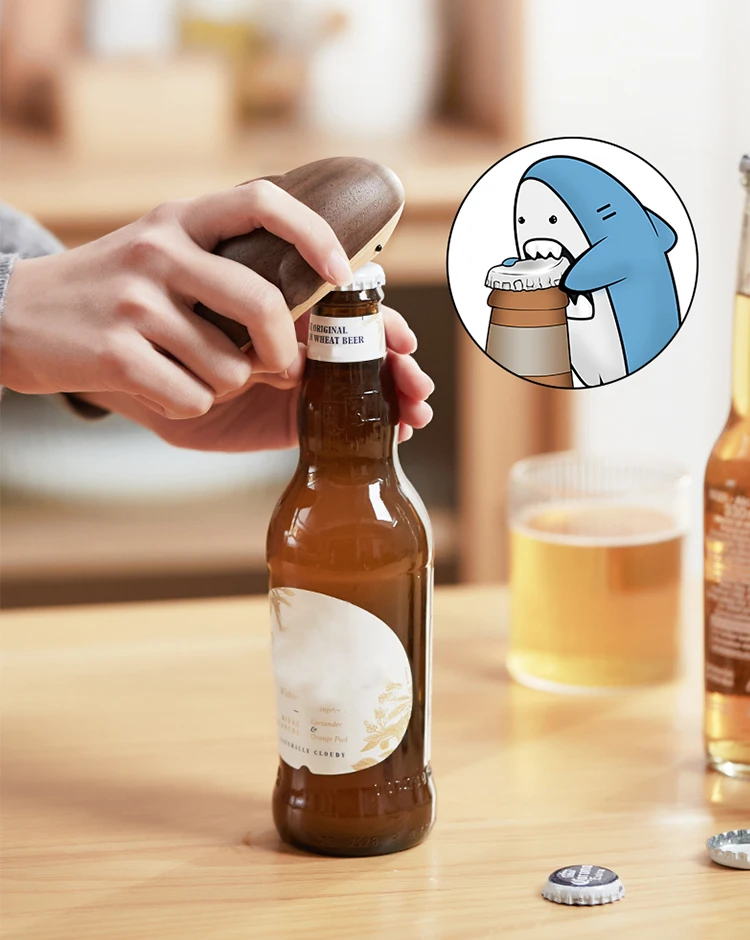 Apribottiglie Creativo in Legn - Wine In Beer Bottle recensione e prezzo