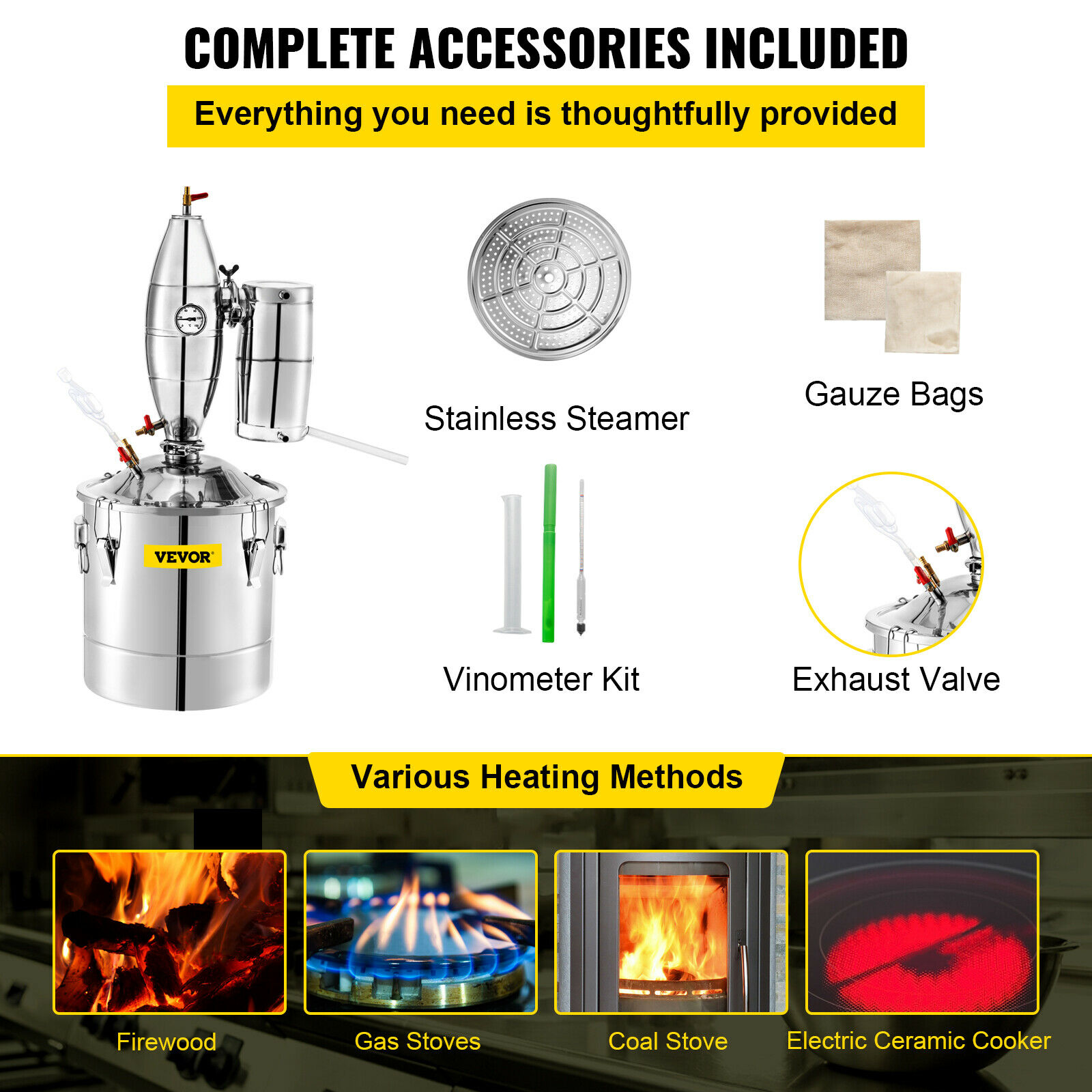 SucceBuy 20L-70L Distillatore  - Beer Wine Kit recensione e prezzo